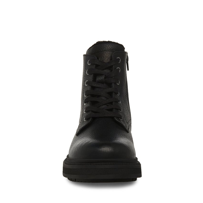 Botines Steve Madden Denalii Cuero Hombre Negras | ES ETS462